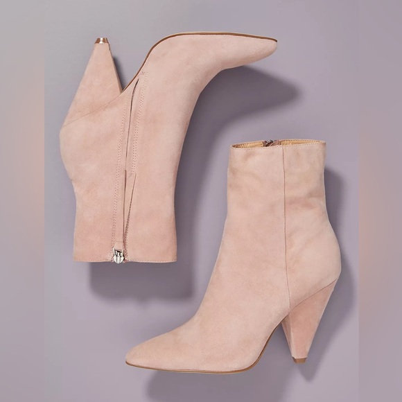 Silent D Anthropologie Apage Boots in Blush Pink size 40 - Picture 2 of 13